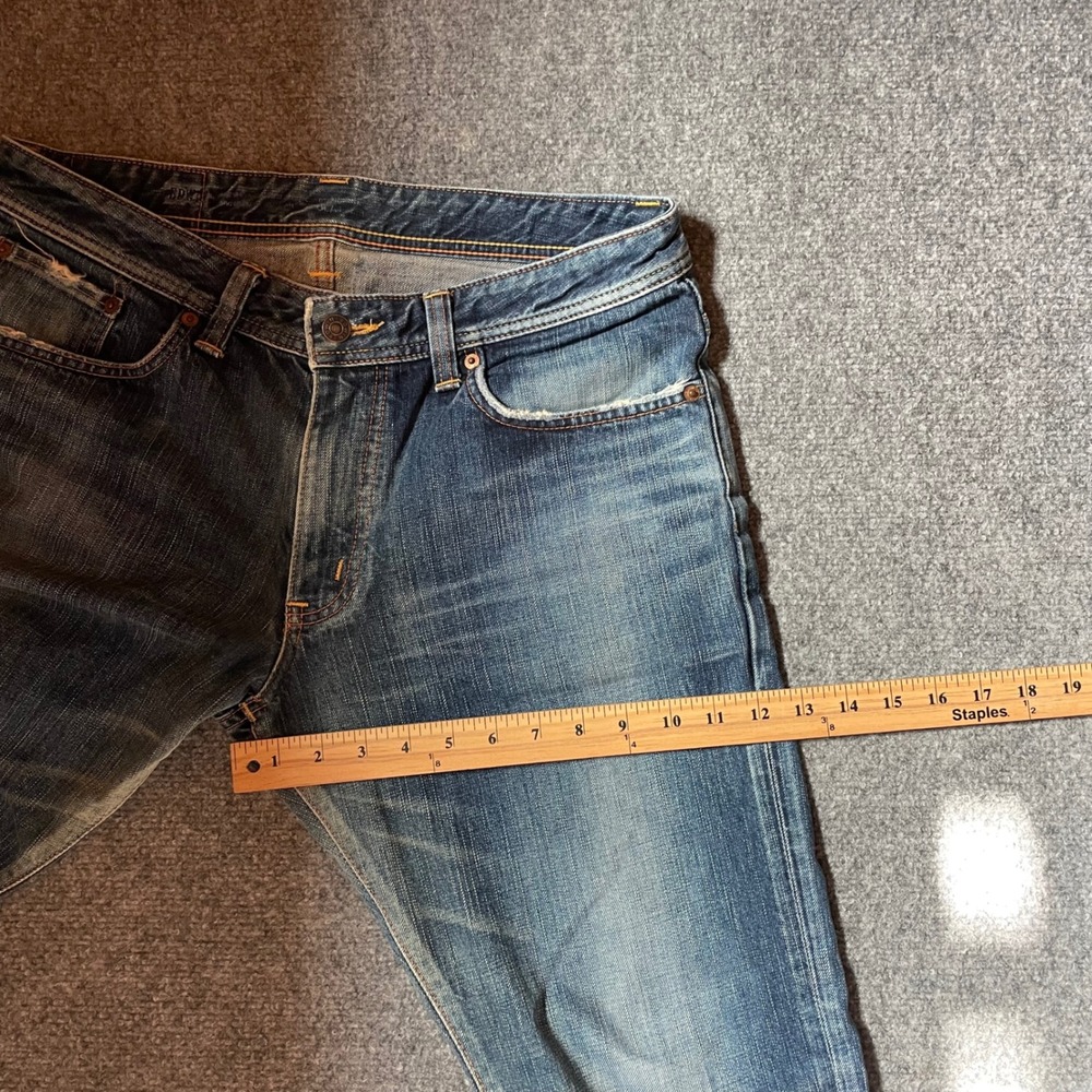 Edwin 511RV Rebel Vintage Jeans 34x33* Relaxed Fit Japanese Raw Denim Distressed - Picture 7 of 16